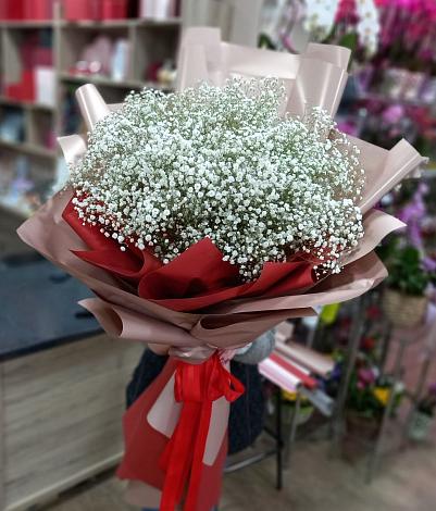 Букет цветов из: Гипсофила в Кондопоге