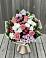 Букет цветов из: Альстромерии, Гвоздики, Розы и Хризантемы в Кондопоге