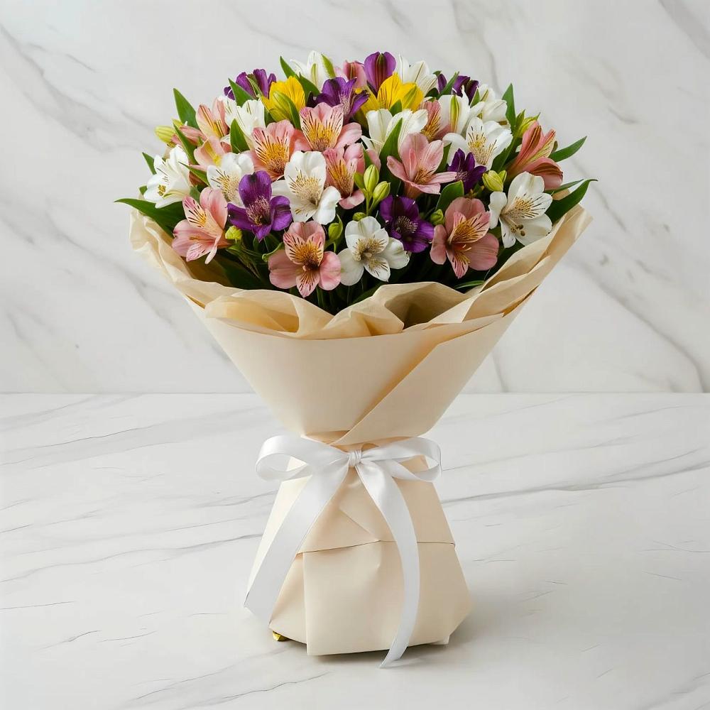 Букет цветов из: Альстромерии в Кондопоге