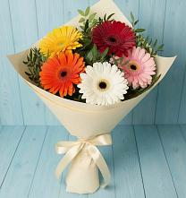 Букет цветов из:  Герберы в Кондопоге
