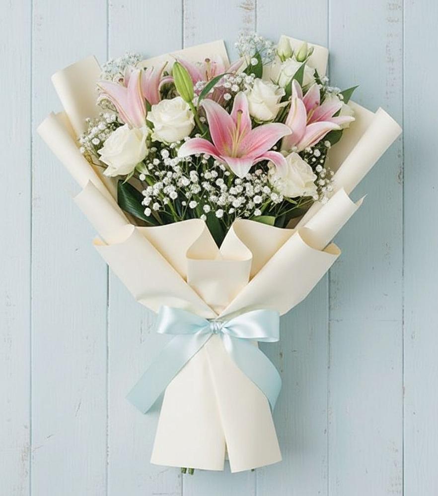 Букет цветов из: Лилии в Кондопоге