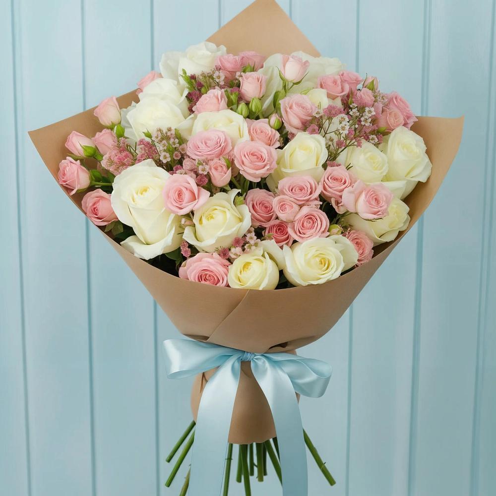 Букет цветов из: Розы в Кондопоге