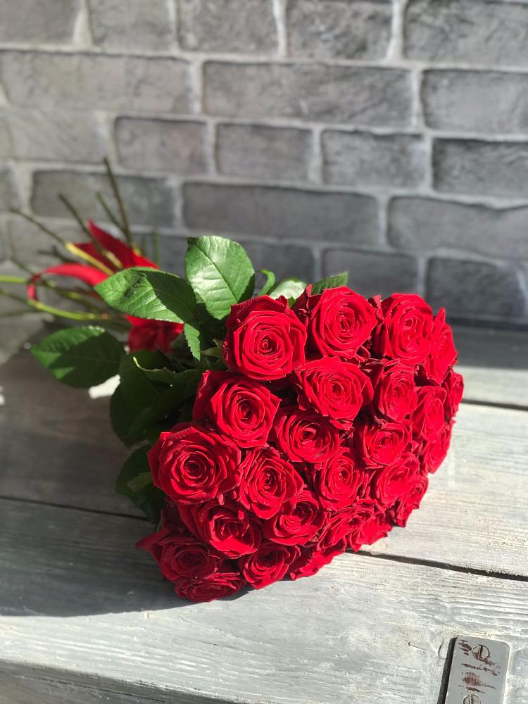 Букет Красные розы Фридом в Кондопоге