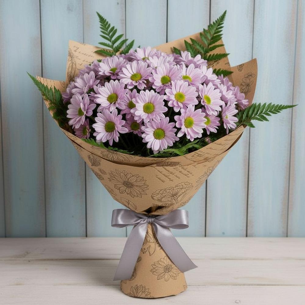 Букет цветов из: Хризантемы в Кондопоге