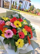 Букет цветов из:  Герберы #REPLACE_PRED# Кондопоге