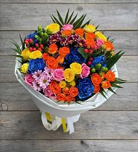 Букет цветов из:  Розы и Хризантемы #REPLACE_PRED# Кондопоге