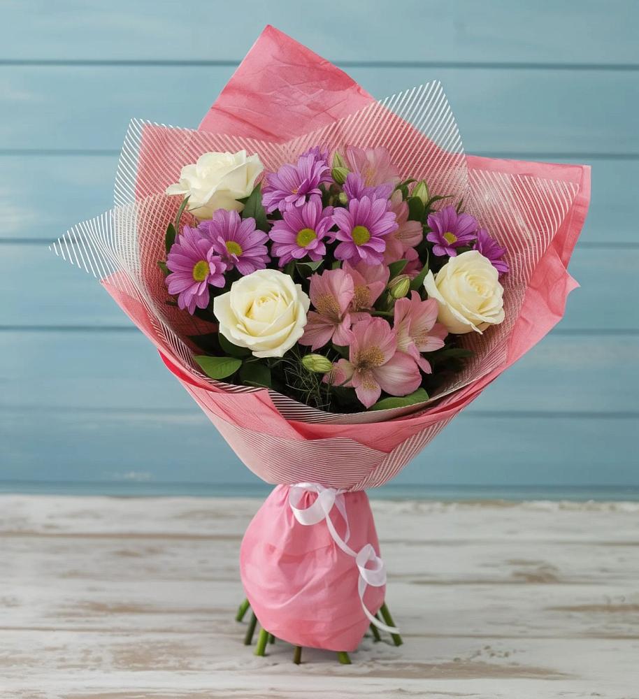 Букет цветов из: Герберы в Кондопоге